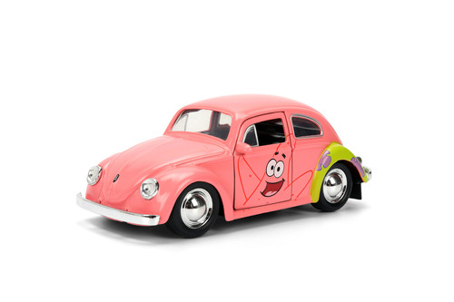 Patrick Star 1959 Volkswagen Beetle, Spongebob Squarepants - Jada Toys 35479 - 1/32 Scale Diecast Model Toy Car
