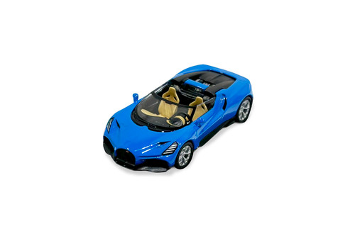 Bugatti Mistral, French Racing Blue - Kinsmart H24 - 1/64 Scale Diecast Model Toy Car