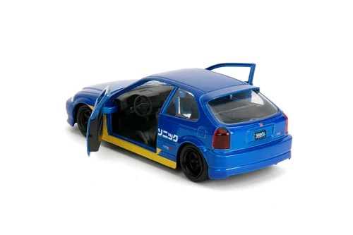 1997 Honda Civic Type R, Sonic the Hedgehog - Jada Toys 35482 - 1/32 Scale Diecast Model Toy Car