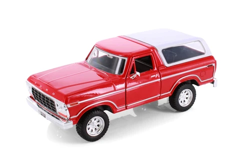 1978 Ford Bronco, Red - Showcasts 77373D - 1/24 Scale Diecast Model Toy Car