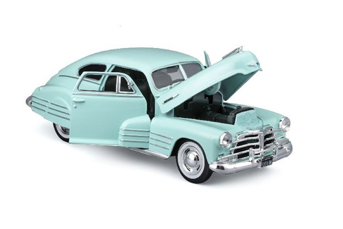 1948 Chevy Fleetline Aerosedan, Light Green - Maisto 32921GN - 1/24 Scale Diecast Model Toy Car