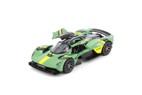 Aston Martin Valkyrie Livery Edition, Green - Kinsmart 5470DF - 1/36 Scale Diecast Model Toy Car