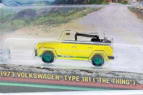 GREEN MACHINE 1973 Volkswagen Thing (Type 181), Yellow - Greenlight 35250A/48 - 1/64 Scale Diecast Model Toy Car