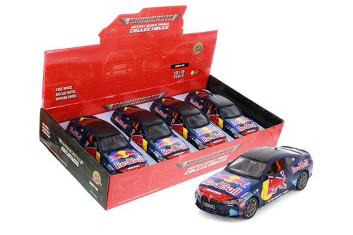 BMW M4 (G82) w/Red Bull Racing Livery, Dark Blue - Showcasts 68292D - 1/23 Scale Diecast Model Toy Car