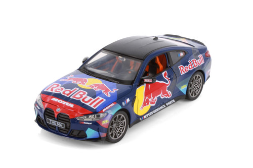 BMW M4 (G82) w/Red Bull Racing Livery, Dark Blue - Showcasts 68292D - 1/23 Scale Diecast Model Toy Car