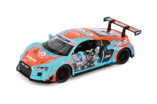Audi R8 LMS WASA Racing Livery, Blue - Showcasts 68291D - 1/24 Scale Diecast Model Toy Car