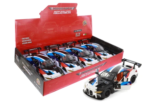 BMW M4 GT3 Motorsport #1, Black/White - Showcasts 68282KD - 1/24 Scale Diecast Model Toy Car