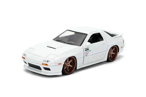 1985 Mazda RX-7 (FC), Black - Jada 99755DP1 - 1/24 scale Diecast