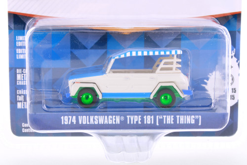 GREEN MACHINE 1974 Volkswagen Thing (Type 181), White - Greenlight 36060D/48 - 1/64 scale Diecast Model Toy Car