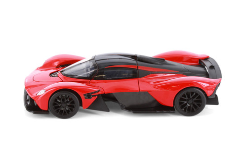 Box of 4 2024 Aston Martin Valkyrie, ASSTD - Showcasts 661298D - 1/24 Scale Diecast Model Toy Cars