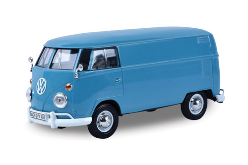Volkswagen Type 2 (T1) Delivery Van, Blue - Showcasts 71342BU - 1/24 Scale Diecast Model Toy Car