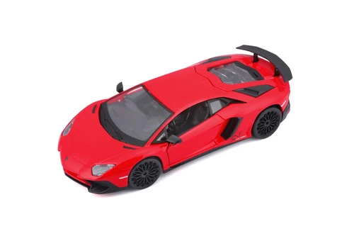 Lamborghini Aventador LP 750-4 SV Coupe, Red - Bburago 18-21079R - 1/24 Scale Diecast Model Toy Car