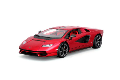 Lamborghini Countach LPI 800-4, Red - Bburago 18-21102R - 1/24 Scale Diecast Model Toy Car