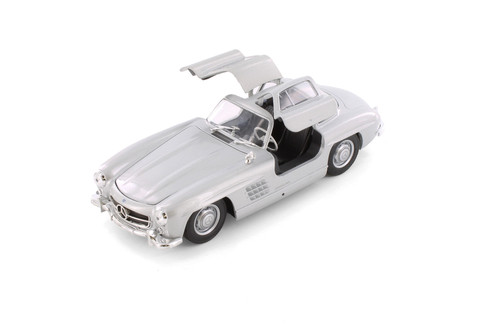 Box of 4 Mercedes-Benz 300SL Hardtop, ASSTD - Showcasts 24064/4D - 1/24 Scale Diecast Model Toy Cars