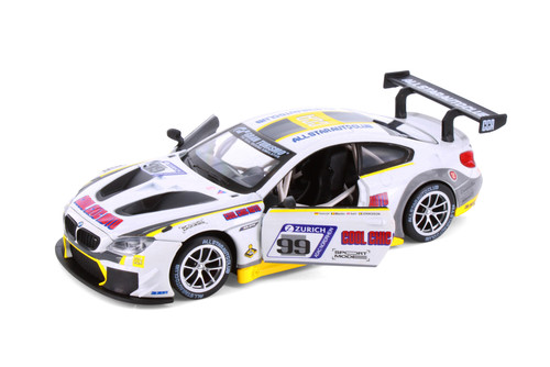 BMW M6 GT3 #1, White - Showcasts 68255W - 1/24 Scale Diecast Model
