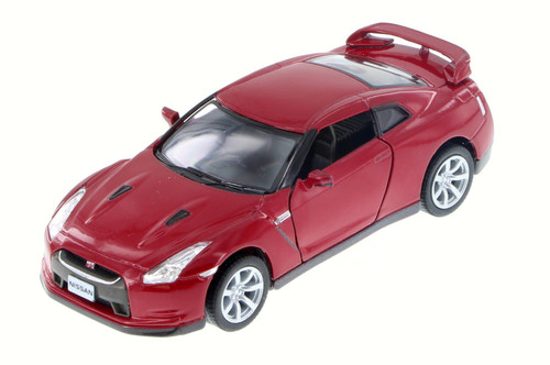 Nissan GT-R R35, Burgundy - Kinsmart 5340D - 1/36 scale Diecast Car (Brand New, but NOT IN BOX)