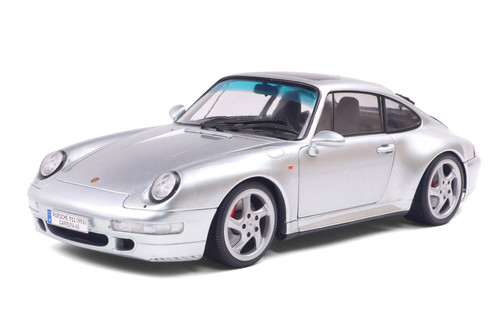 1996 Porsche 911 GT1, Silver - Kyosho K06522S - 1/64 scale Resin