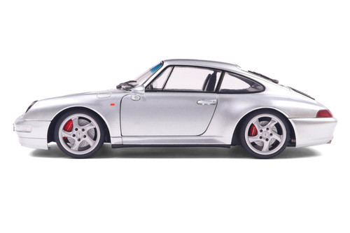 1996 Porsche 911 (993) 4S, Polar Silver - Solido S1810103 - 1/18 Scale Diecast Model Toy Car
