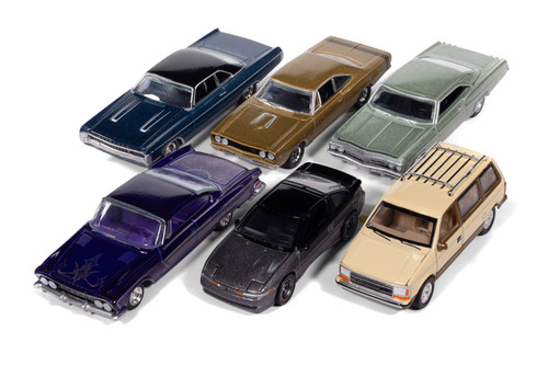 Box of 12 2025 Release 2 Set B, ASSTD - Auto World AW64512/48B - 1/64 Scale Diecast Model Toy Cars