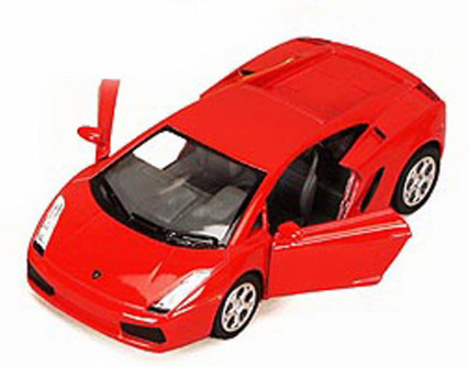Lamborghini Gallardo Sports Car, Red - Kinsmart 5098D - 1/32 scale Diecast Model Toy Car