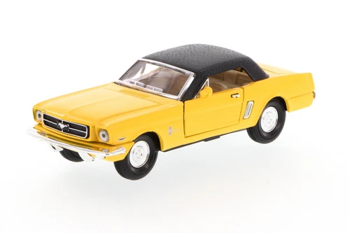 1965 Ford Mustang Soft Top, Yellow - Superior 5719 - 1/34 scale diecast model car