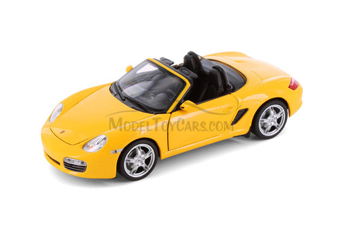 Porsche Boxster Convertible, Yellow - Showcasts 73226WYL - 1/24