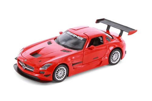 Mercedes-Benz SLS AMG GT3, Red - Showcasts 77356D - 1/24 Scale Diecast Model Toy Car