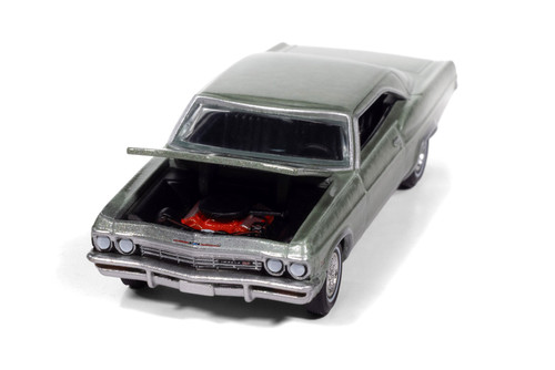 1966 Chevy Impala SS, Gloss Black - Auto World AW64212/48B - 1/64
