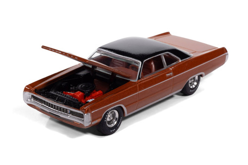 1970 Plymouth Sport Fury GT, Burnt Orange - Auto World AW64512/48A - 1/64 Scale Diecast Model Toy Car