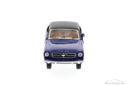 1965 Ford Mustang Soft Top, Blue - Superior 5719 - 1/34 scale diecast model car (1 car, no box)