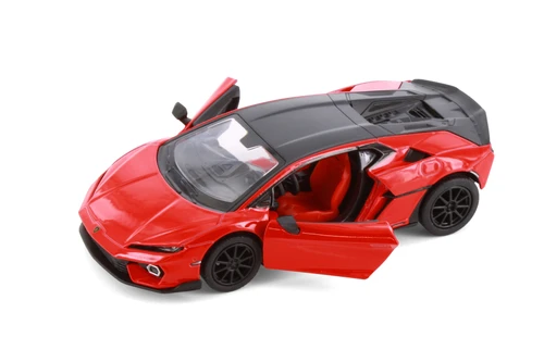 Lamborghini Temerario, red - Kinsmart 5482D - 1/38 Scale Diecast Model Toy Car