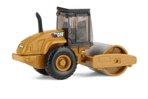 Caterpillar CS56 Roller w/Interchangeable Front Attachment, Yellow/Black - Diecast Masters 84662CS - 1/87 Scale Diecast Model Toy Car