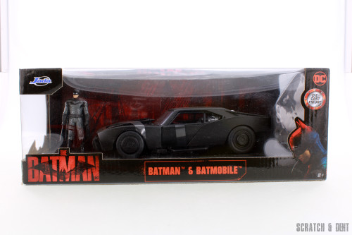 Batmobile with Batman Figure, The Batman - Jada Toys R-23785 - 1/24 scale Diecast Model Toy Car