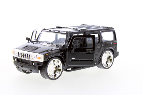 2003 Hummer H2, Black - JADA R-23806 - 1/32 Scale Diecast Model Toy Car