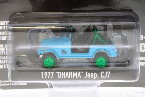 GREEN MACHINE 1977 Jeep CJ-7, LOST - Greenlight 44810F/48 - 1/64 scale Diecast Model Toy Car