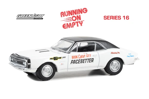1967 Chevy Camaro SS "Book City Chevy Pacesetter - Altoona, Pennsylvania", White/Black Top - Greenlight 41160A/48 - 1/64 Scale Diecast Model Toy Car