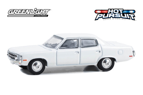 1971 AMC Matador - Plain, White - Greenlight 43011/100 - 1/64 Scale Diecast Model Toy Car