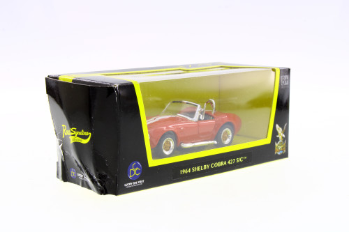 1964 Shelby Cobra 427S/C Convertible, Red w/Stripes - Road Signature R-23838 - 1/43 Diecast Model Car