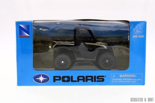 Mini Polaris Ranger XP1000 EPS, Black - New Ray R-23835 - Model Toy Vehicle
