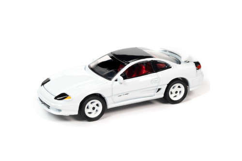 1992 Dodge Stealth R/T Twin Turbo, White and Black - Auto World R-23857 - 1/64 Diecast Car