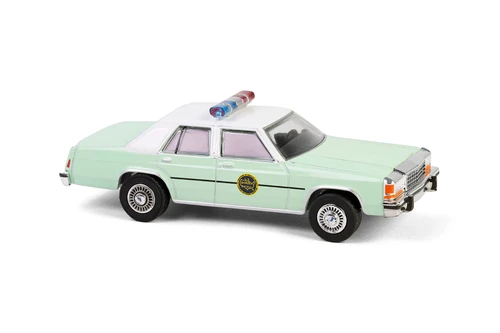 1983 Ford LTD Crown Victoria - U.S. Customs & Border Protection Patrol, Green/White - Greenlight 43035B/48 - 1/64 Scale Diecast Model Toy Car