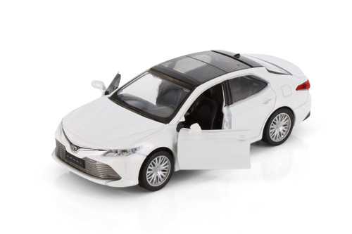 Toyota Camry, White - Showcasts 32459D - 1/34 Scale Diecast Model Toy Car