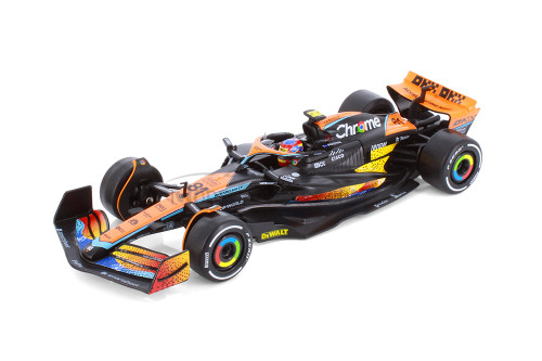 2023 McLaren MCL60 F1 "Abu Dhabi GP", #81 Oscar Piastri - Showcasts® 221290A2D - 1/24 Scale Diecast Model Toy Car