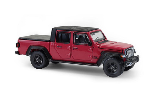2024 Jeep Gladiator Pickup Truck, Tuscadero Pink - Greenlight 68070F/48 - 1/64 Scale Diecast Model Toy Car