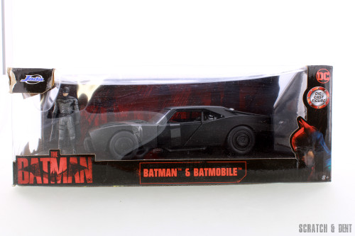 Batmobile with Batman Figure, The Batman - Jada Toys R-23865 - 1/24 scale Diecast Model Toy Car