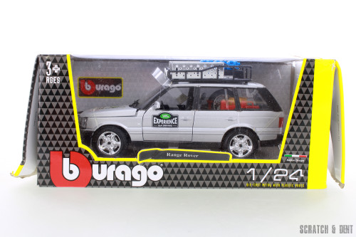 Range Rover Safari Experience SUV, Silver - Bburago R-23884 - 1/24 scale Diecast Model Toy Car