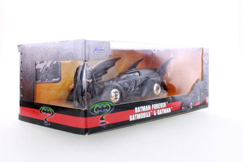 1995 Batmobile Batman Forever, Black - Jada R-23882 - 1/24 Scale Diecast Model Toy Car