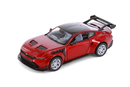 2025 Ford Mustang GTD, Red - Kinsmart 5489D - 1/38 Scale Diecast Model Toy Car