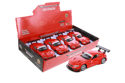 BMW Z4 GT3, Red - Showcasts 68251/60D - 1/24 Scale Diecast Model Toy Car