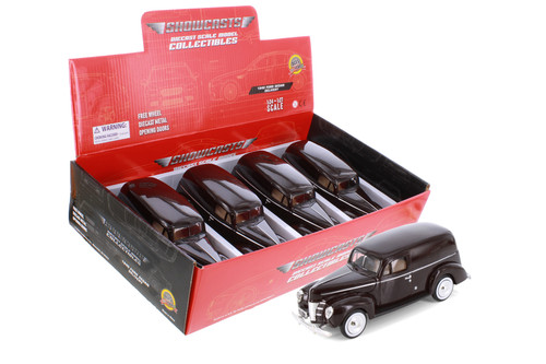 1940 Ford Sedan Delivery, Burgundy - Showcasts 77250D - 1/24 Scale Diecast Model Toy Car
